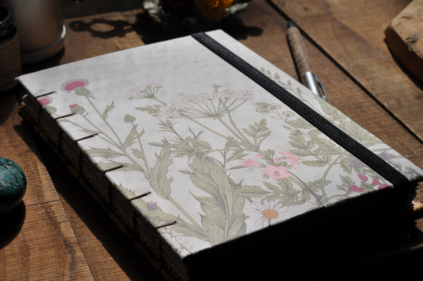 Carnet dessins / peinture / herbier "Pep's de fleurs"