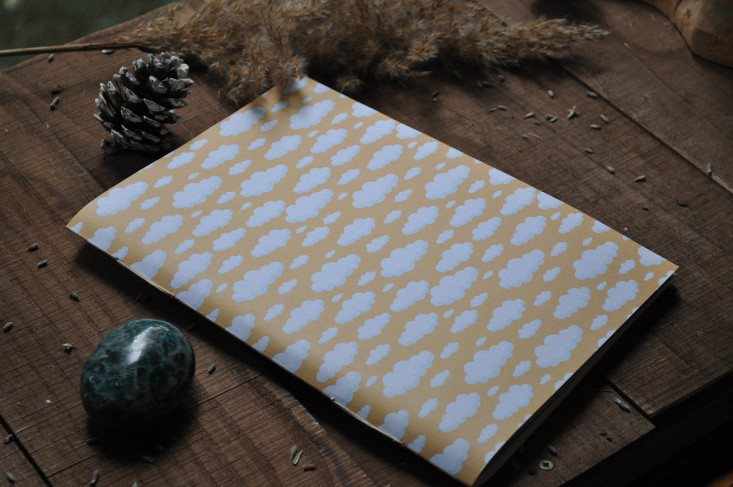 Cahier "Nuages orangés"