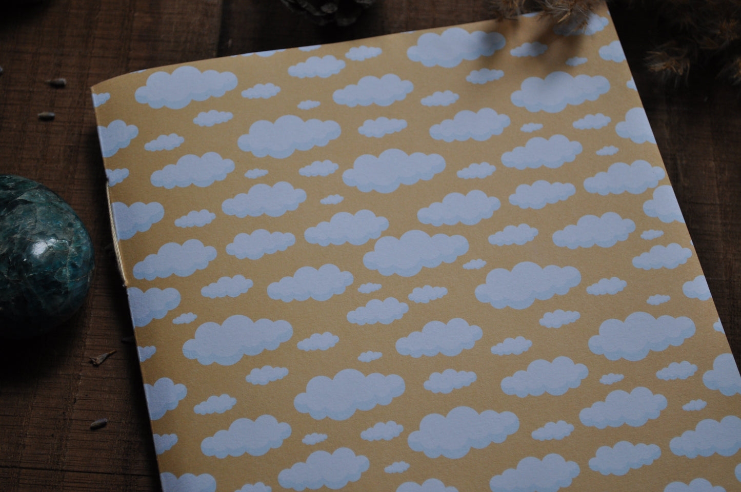 Cahier "Nuages orangés"