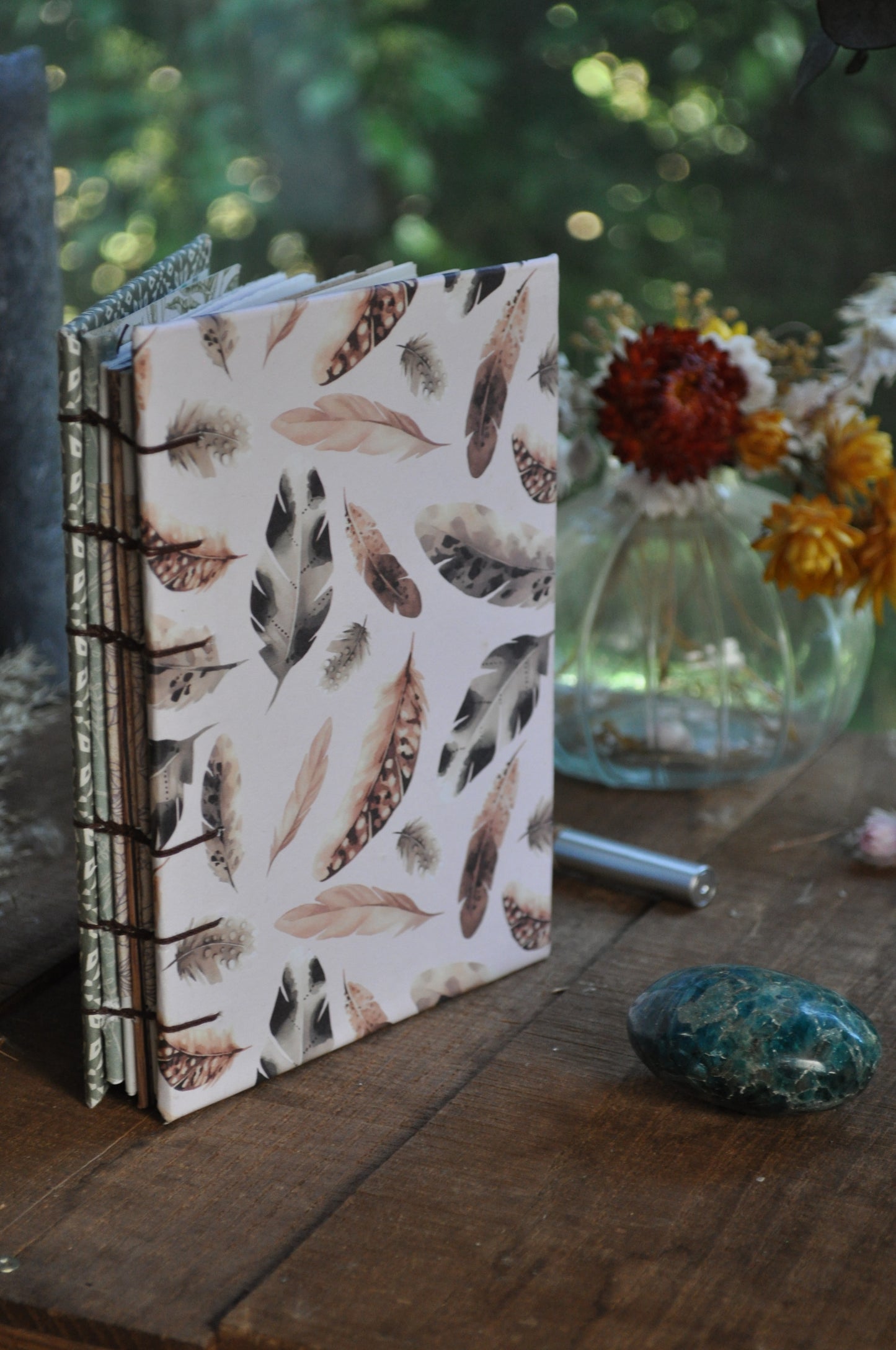 Carnet de poche "Plumes enchantées"