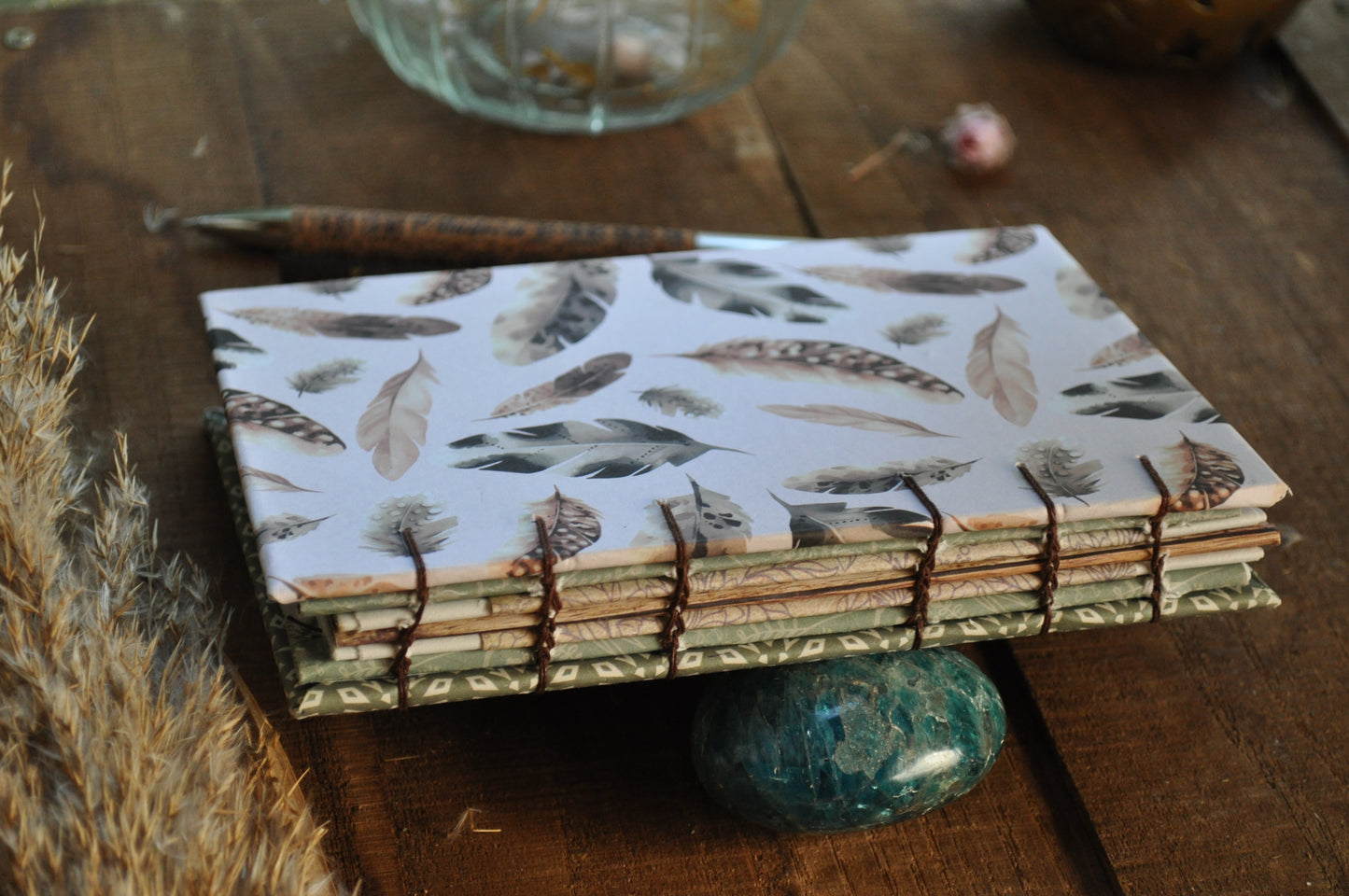 Carnet de poche "Plumes enchantées"