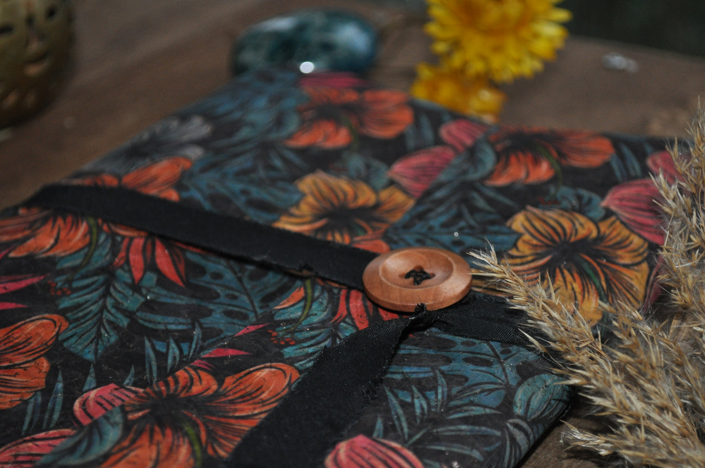 Carnet en liège "Forêt de fleurs"