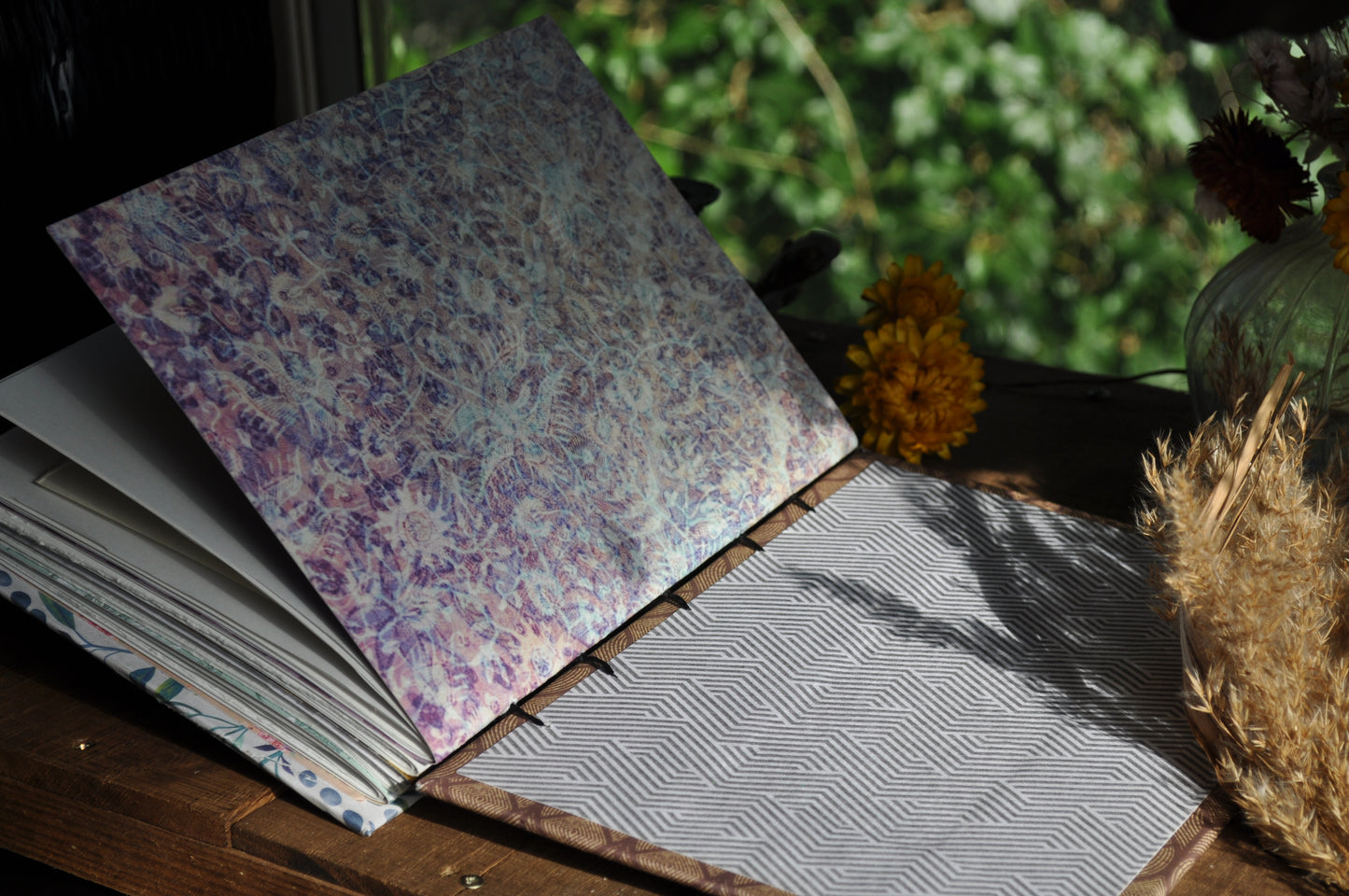 Carnet dessins / peinture / herbier " Doux réveil"