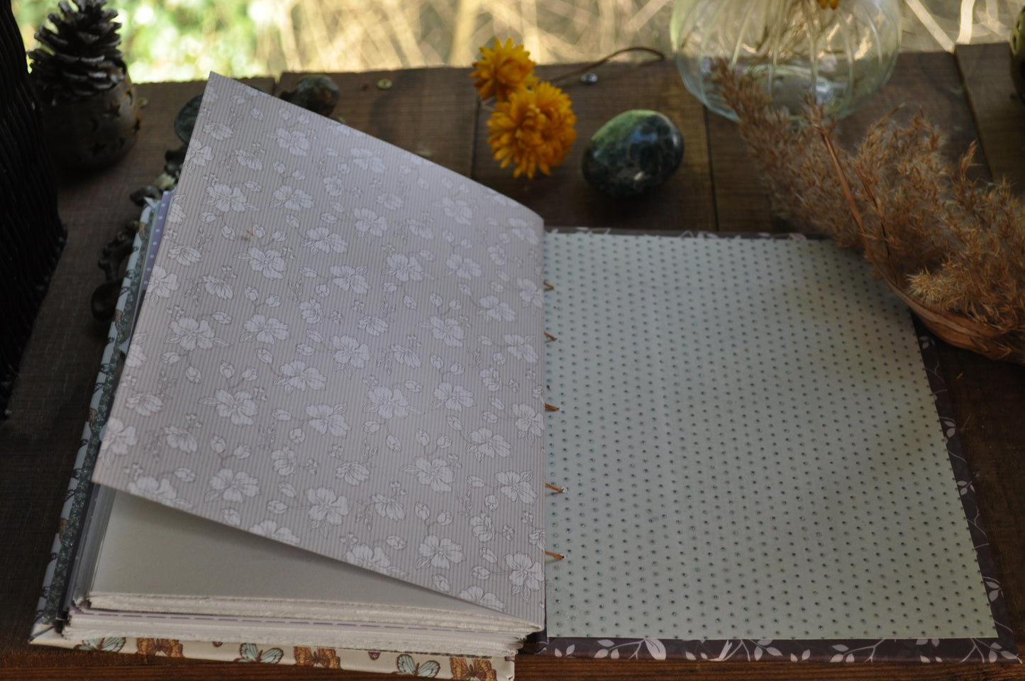 Carnet dessins / peinture / herbier "Papillons en folie"