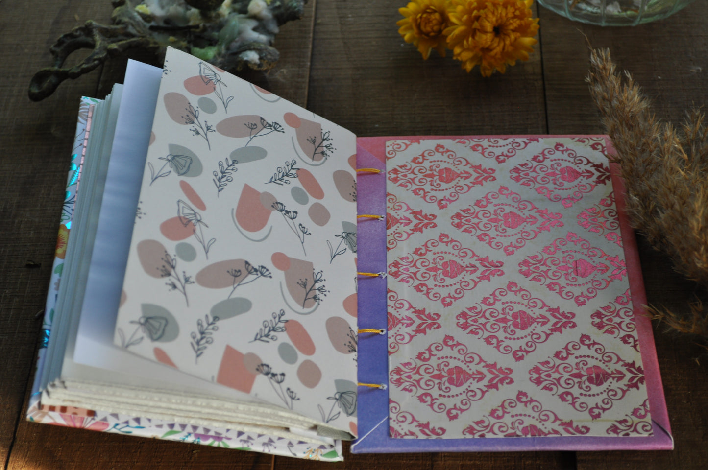 Carnet de poche "Fleurs en folies"