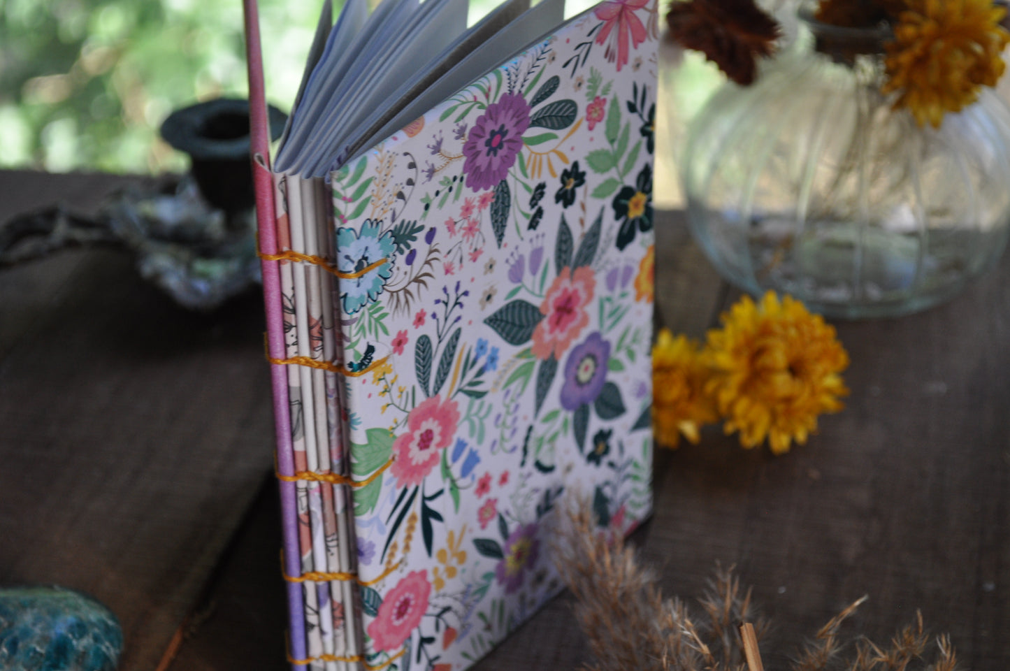 Carnet de poche "Fleurs en folies"