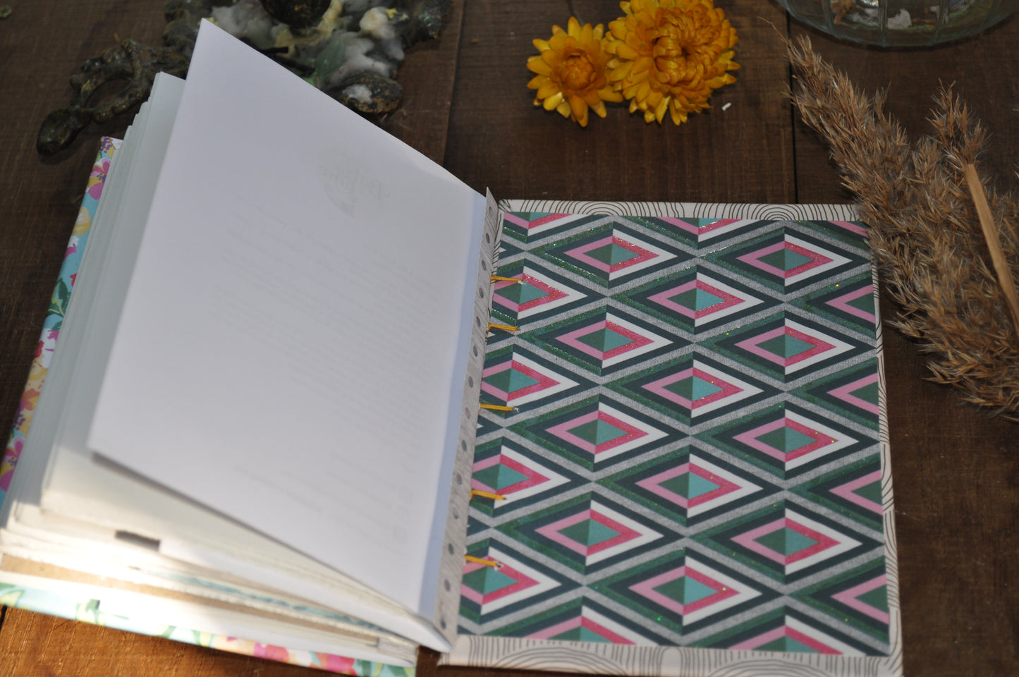 Carnet de poche "Bleu de fleurs"