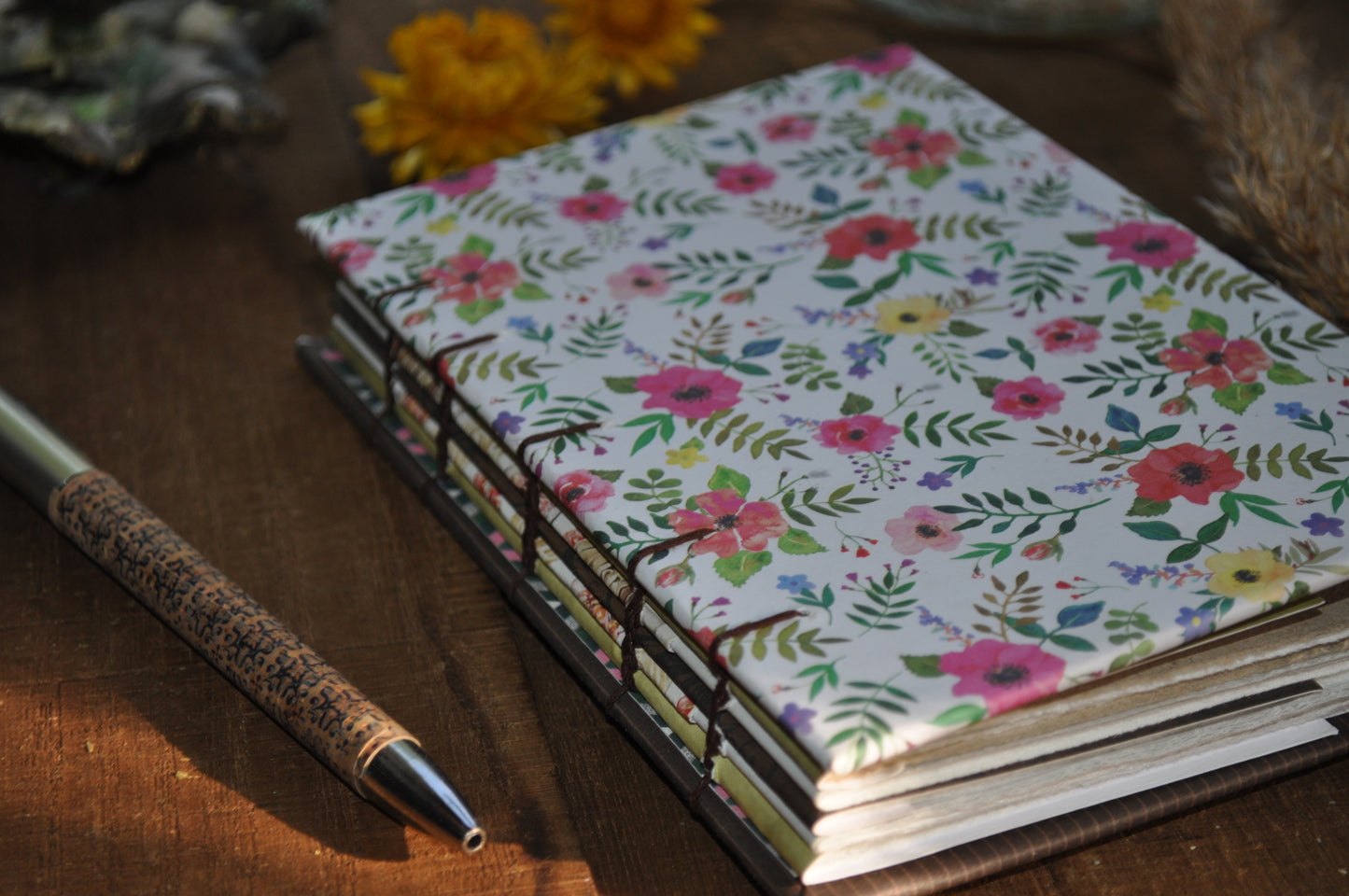 Carnet de poche "Bouquet de fleurs"