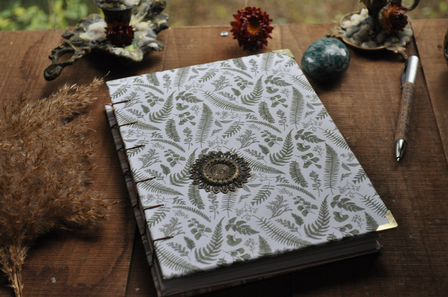 Carnet dessins / peinture / herbier "Fougère enchantées"