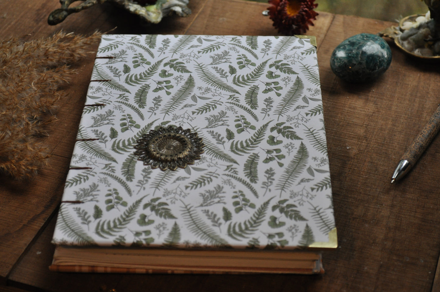 Carnet dessins / peinture / herbier "Fougère enchantées"