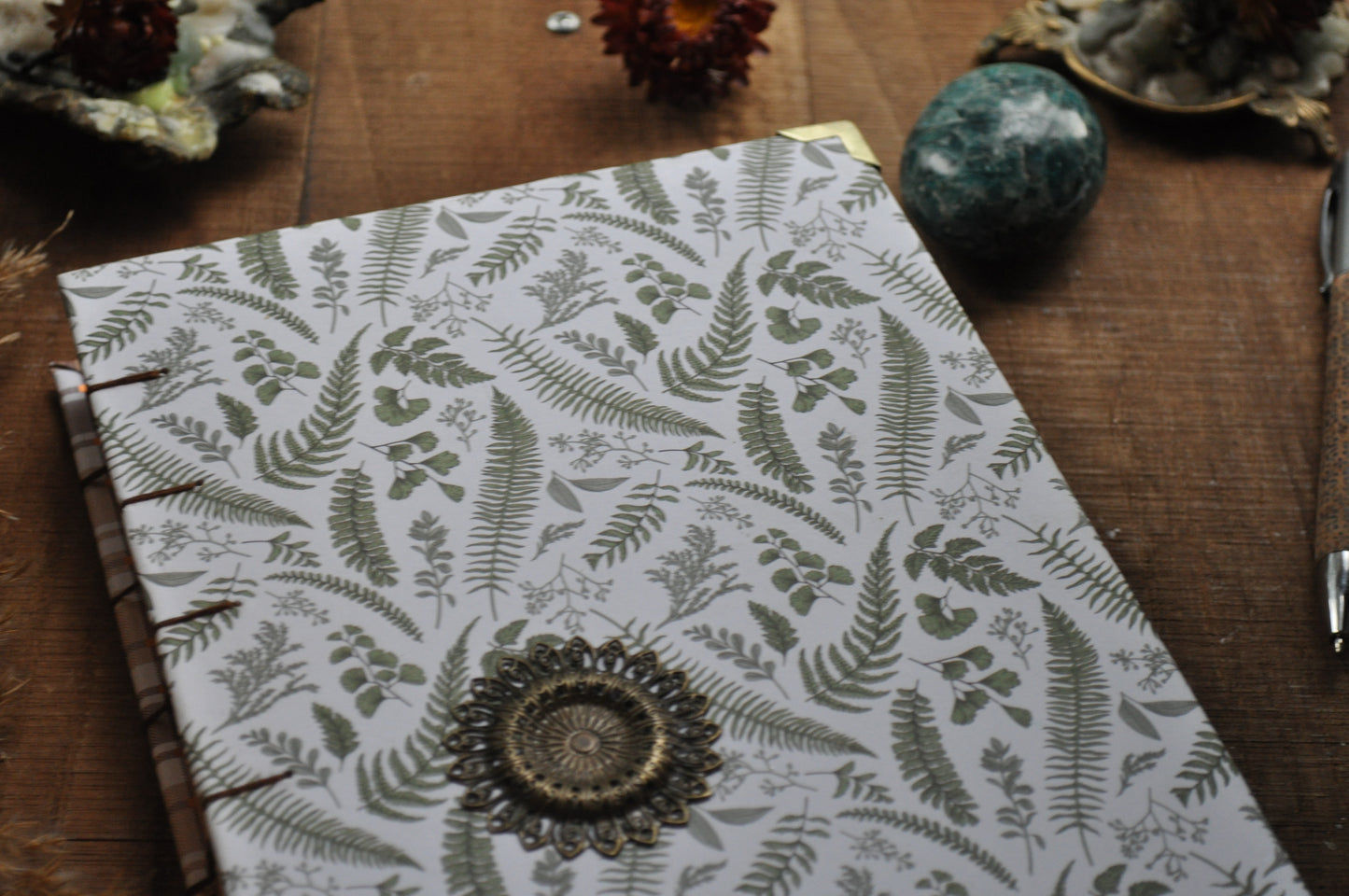Carnet dessins / peinture / herbier "Fougère enchantées"