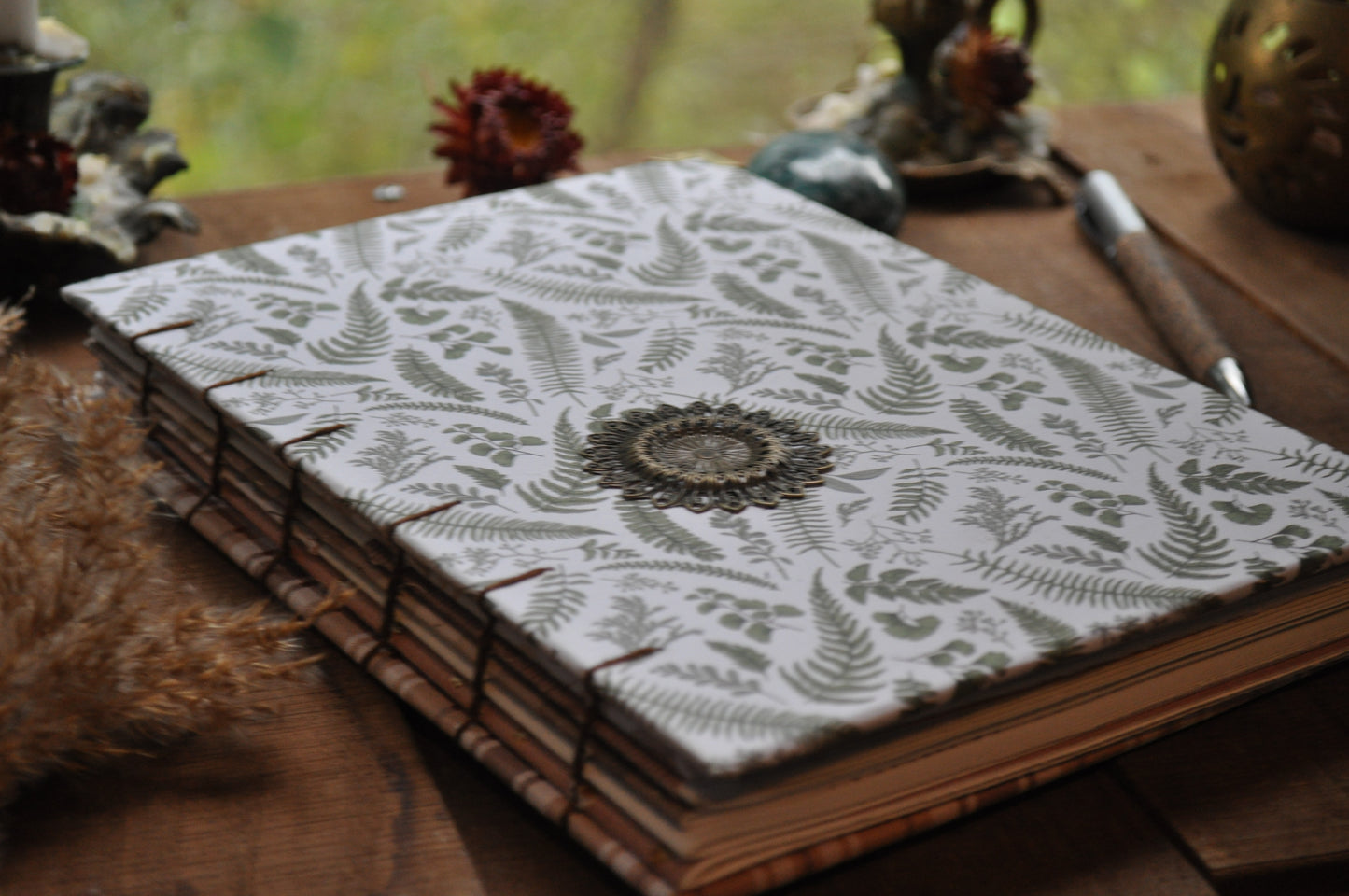 Carnet dessins / peinture / herbier "Fougère enchantées"