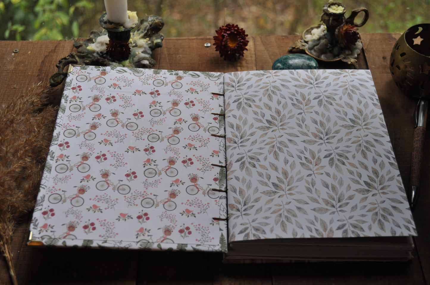 Carnet dessins / peinture / herbier "Fougère enchantées"