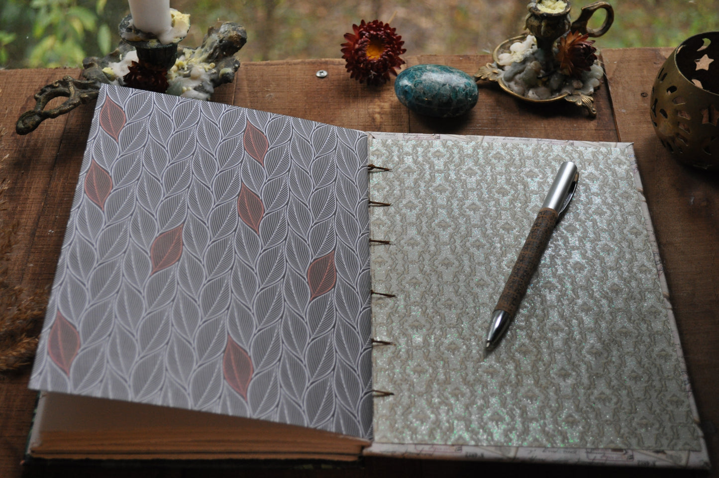 Carnet dessins / peinture / herbier "Mont Serrat"