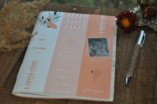 Cahier "Douces couleurs"