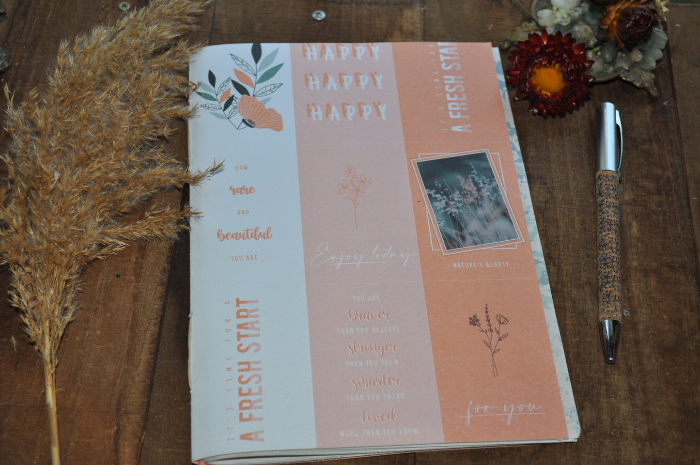 Cahier "Douces couleurs"