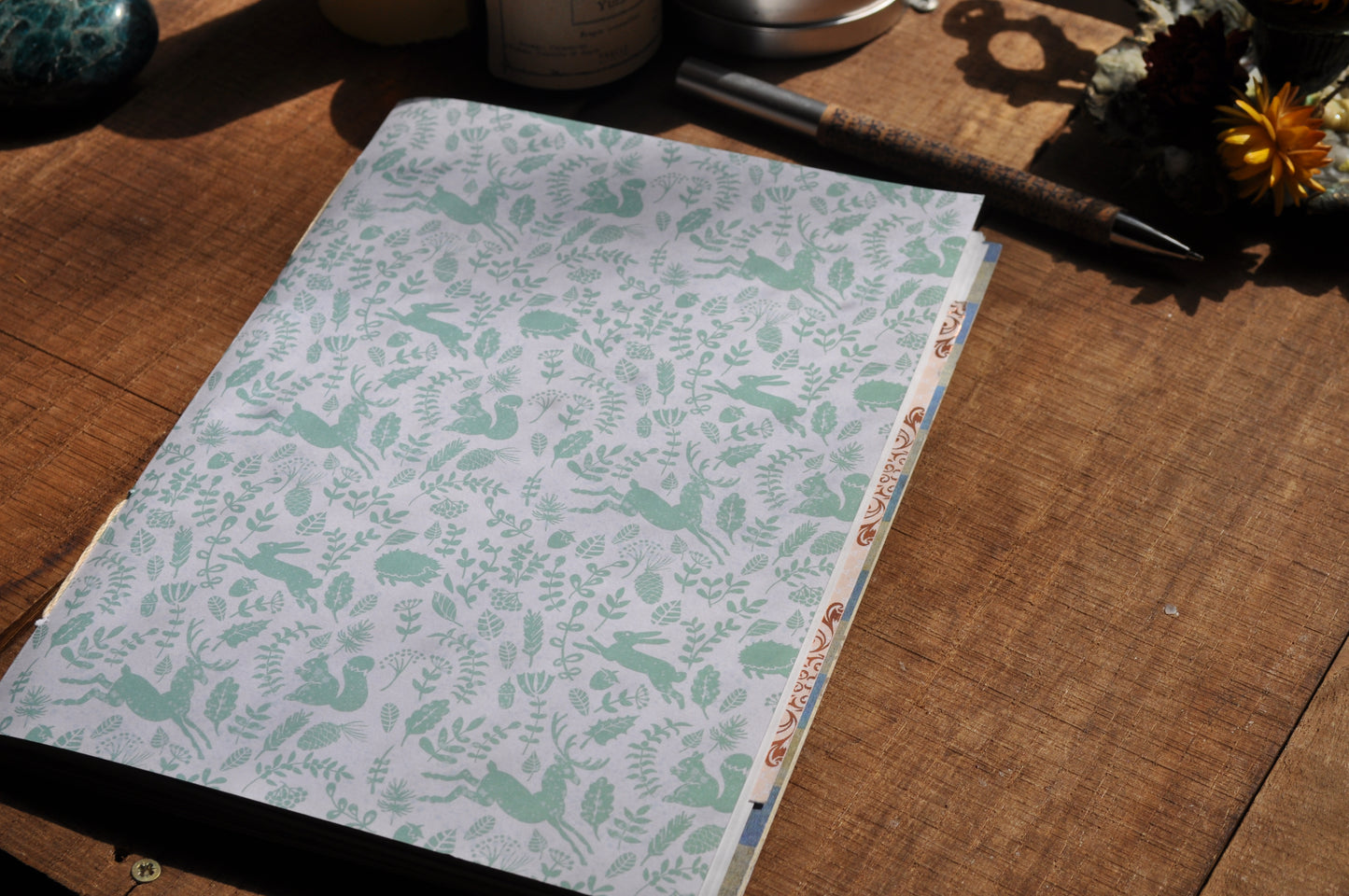 Cahier "Animaux bleutés"