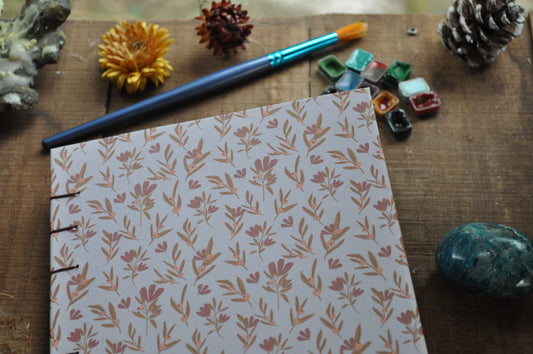 Carnet dessins / peinture / herbier "Douceur"