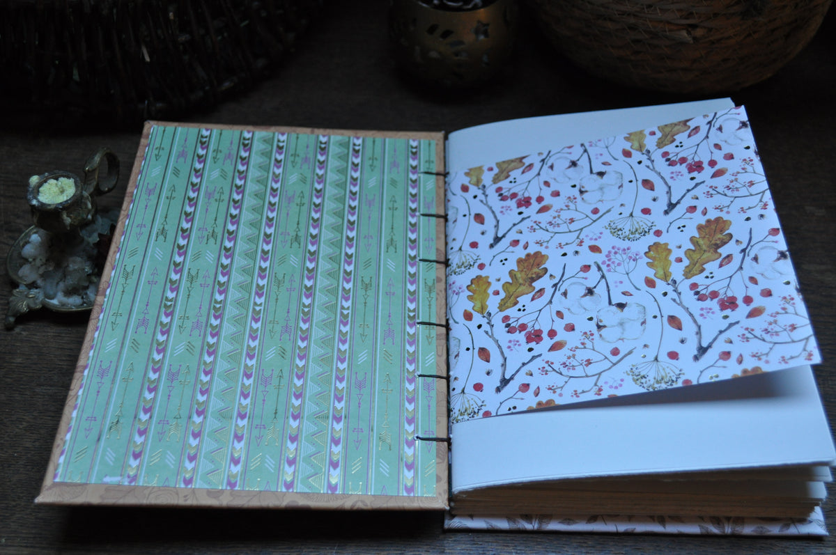 Carnet dessins / peinture / herbier "Hérisson forestier"