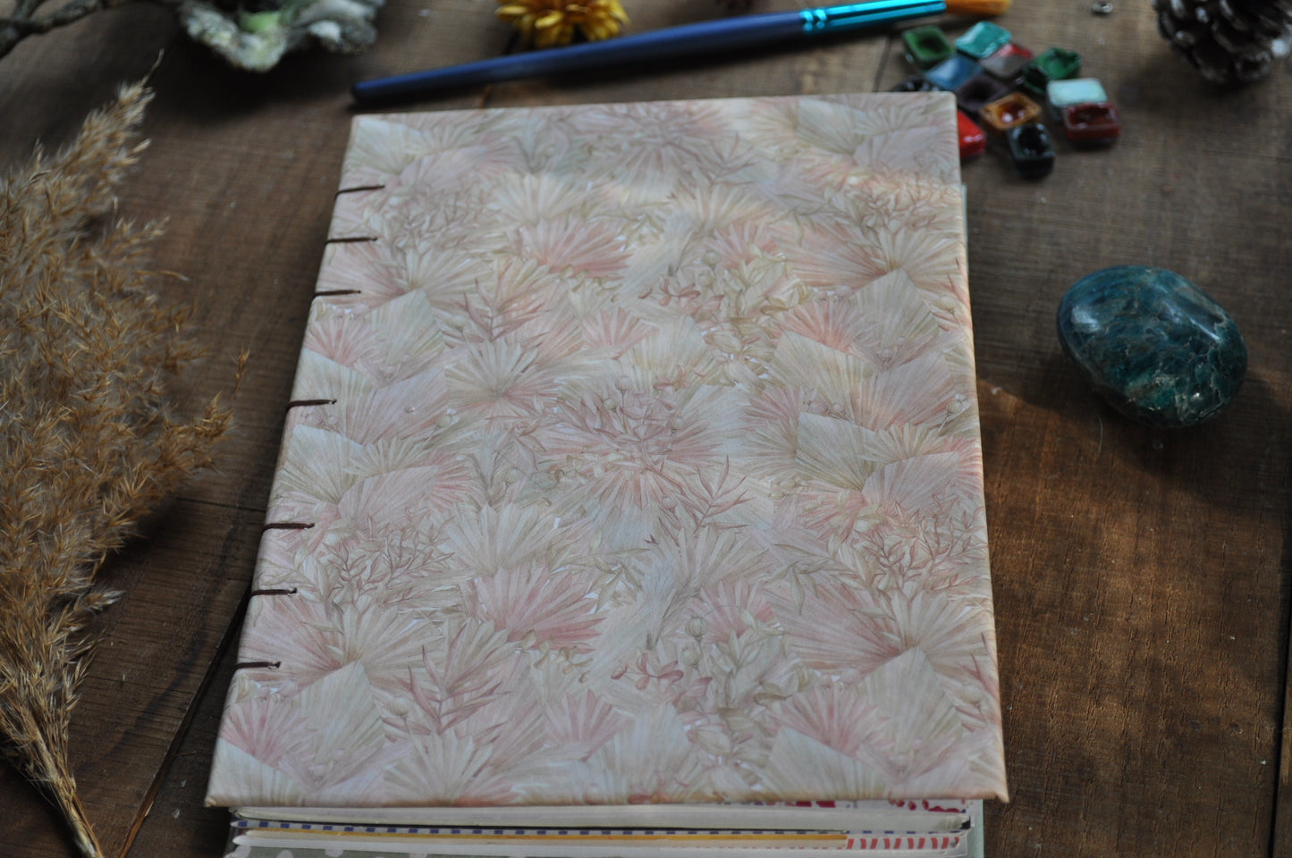 Carnet dessins / peinture / herbier "Couleurs pastels"