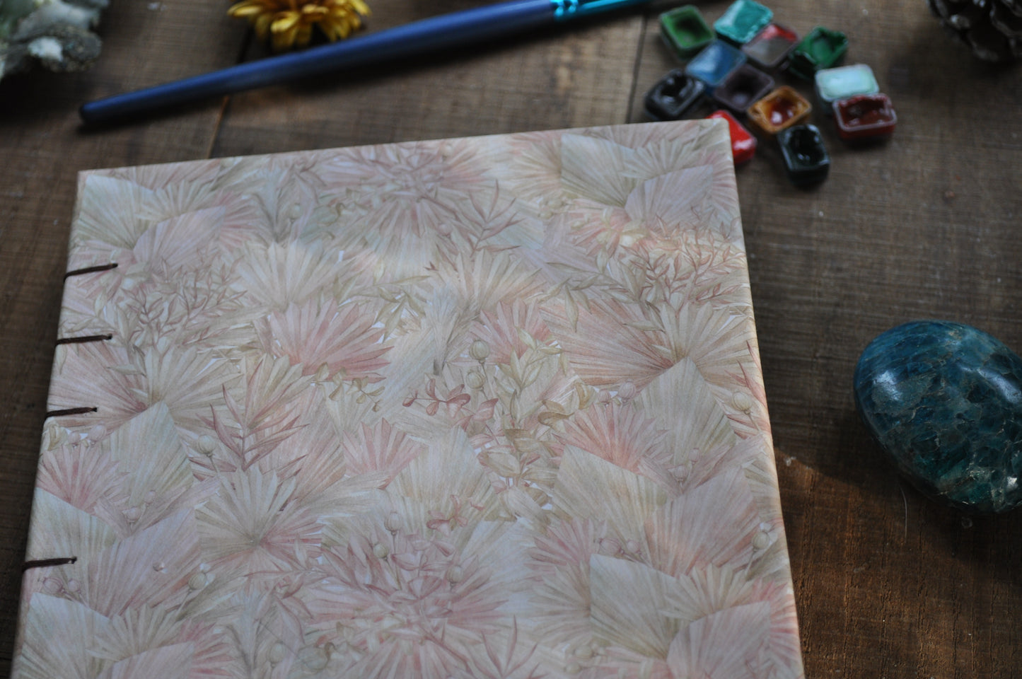 Carnet dessins / peinture / herbier "Couleurs pastels"
