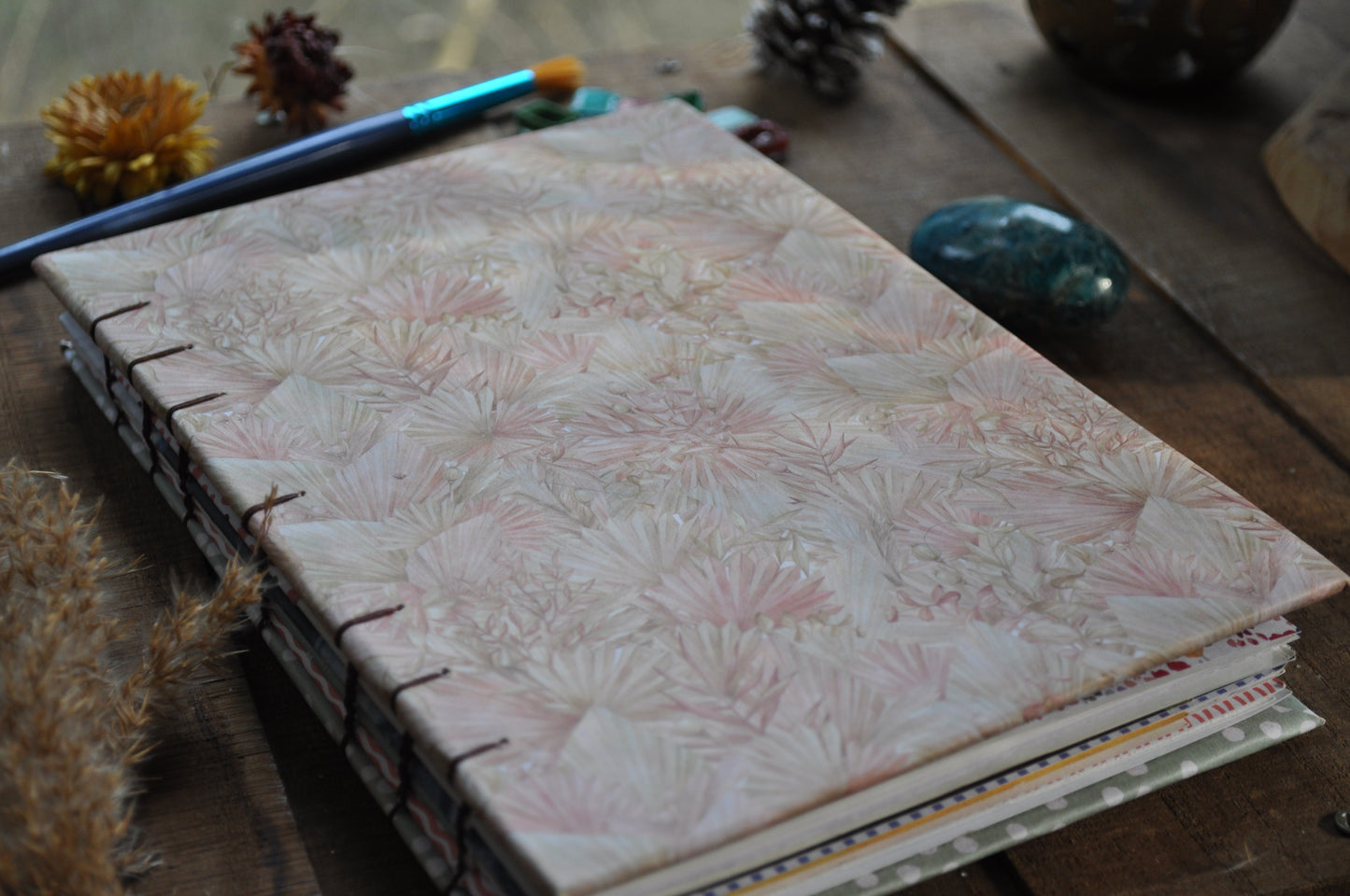 Carnet dessins / peinture / herbier "Couleurs pastels"
