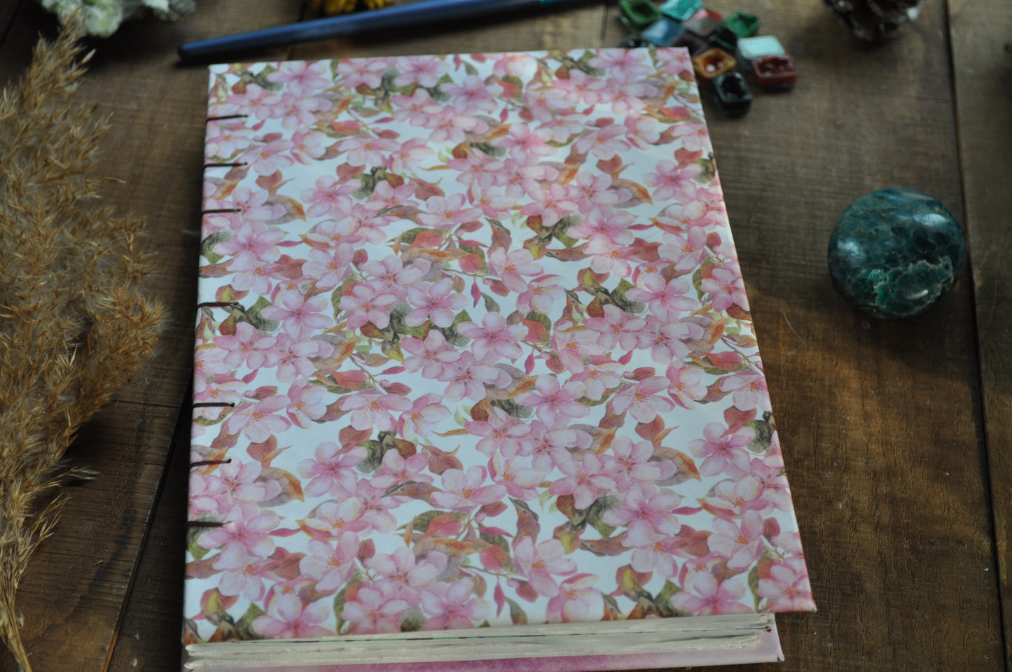 Carnet dessins / peinture / herbier "Fleurs printanière"