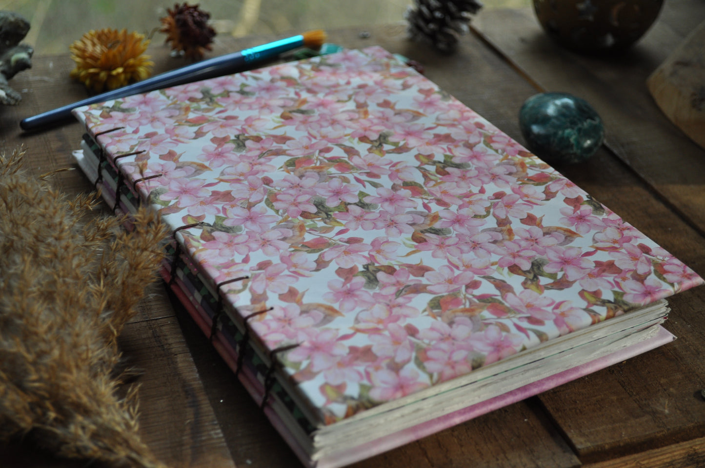 Carnet dessins / peinture / herbier "Fleurs printanière"