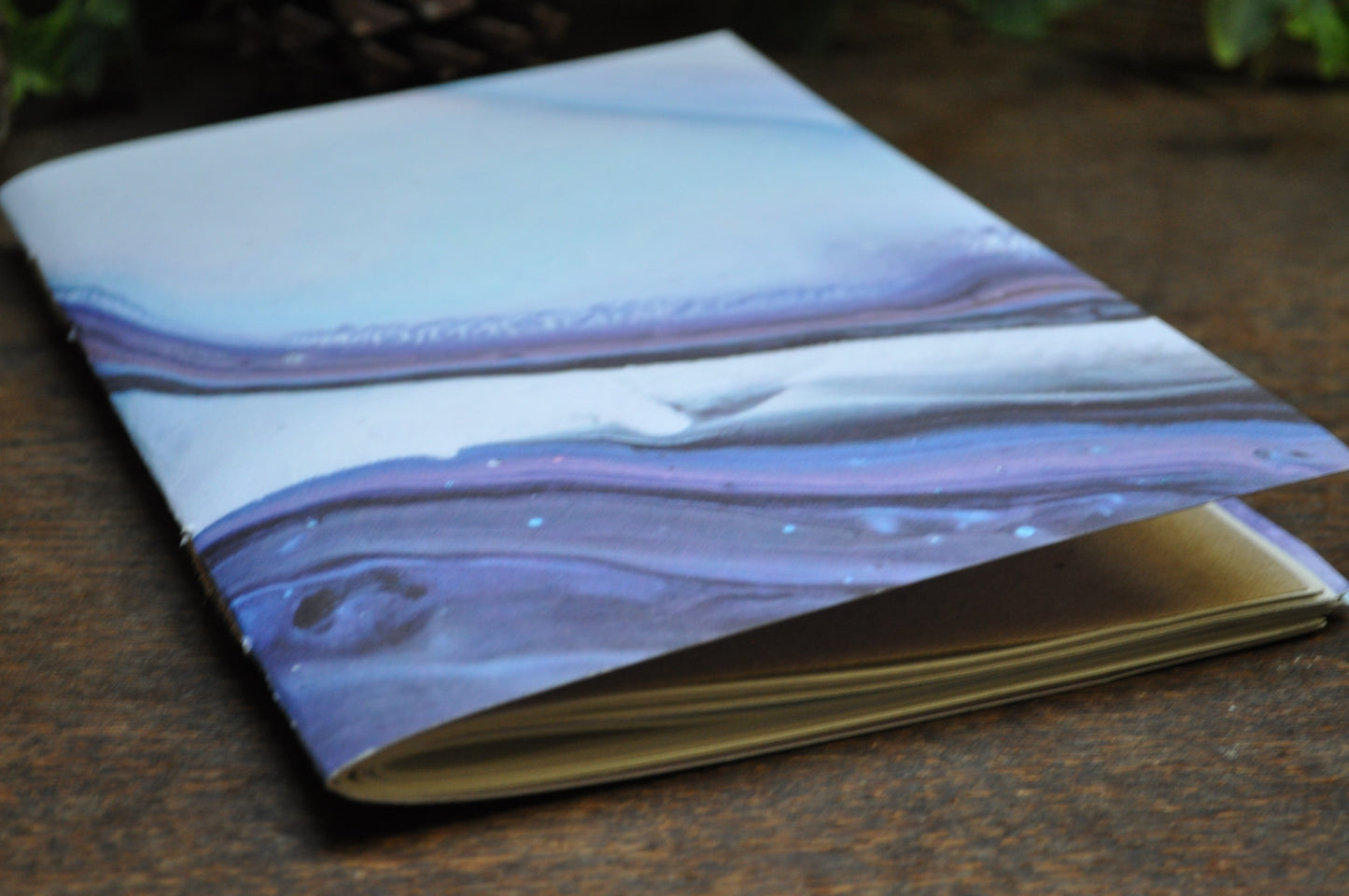 Cahier "Reflets bleutés"