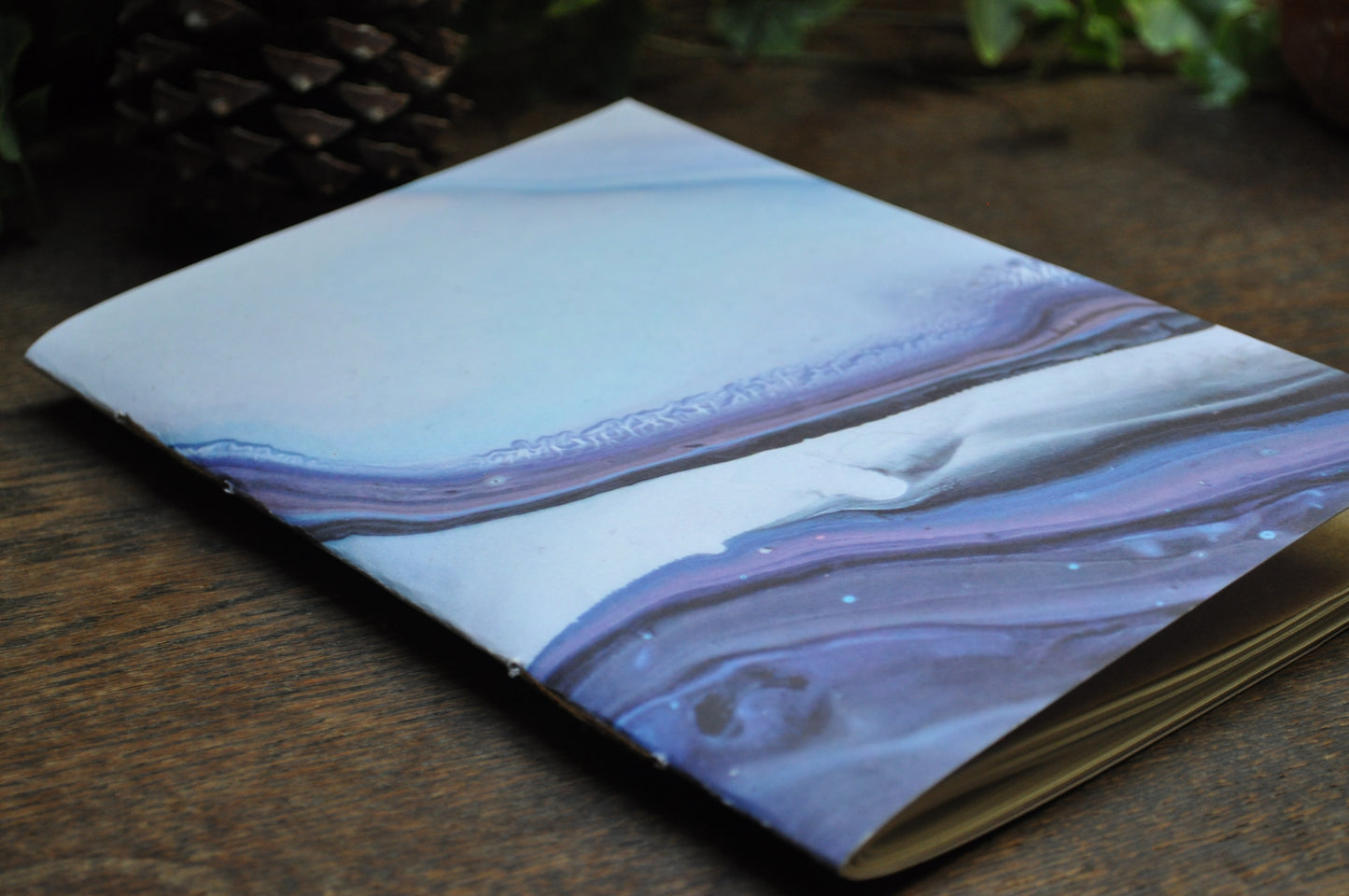 Cahier "Reflets bleutés"