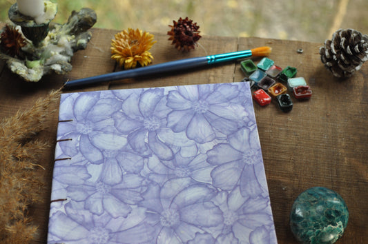 Carnet dessins / peinture / herbier "Aquarelles de printemps"