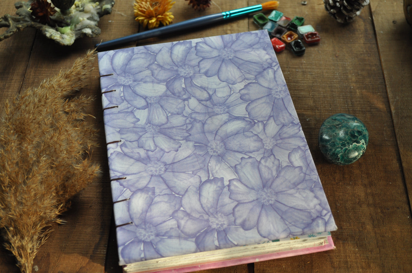 Carnet dessins / peinture / herbier "Aquarelles de printemps"