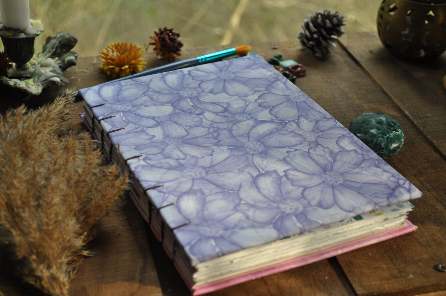Carnet dessins / peinture / herbier "Aquarelles de printemps"