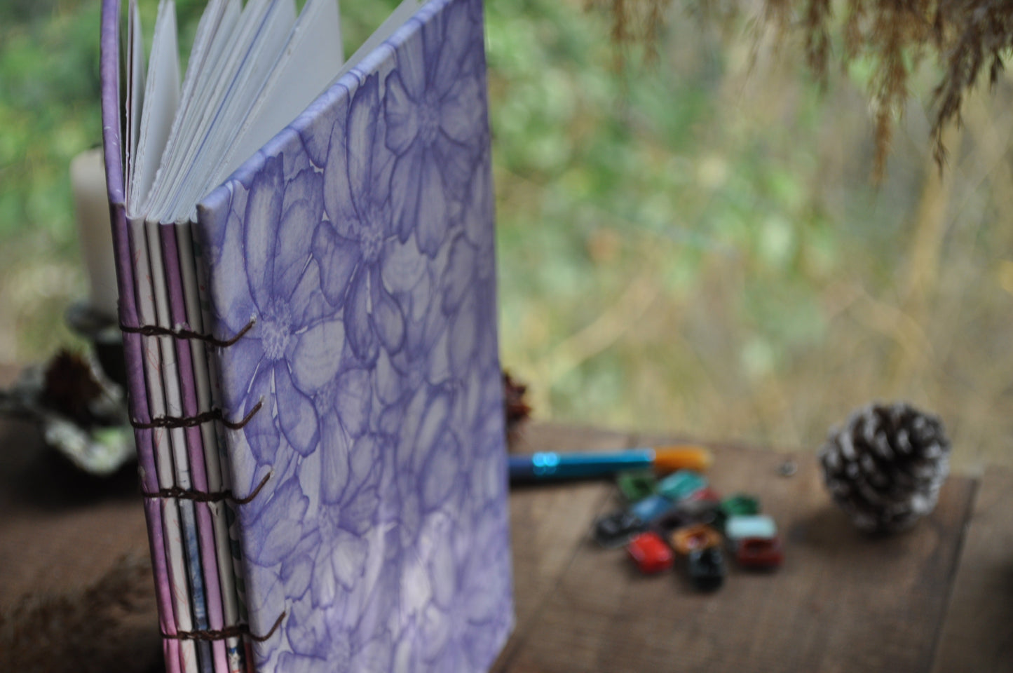 Carnet dessins / peinture / herbier "Aquarelles de printemps"
