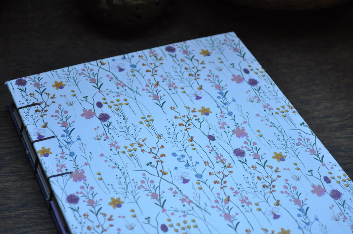 Carnet "Fleurs en folies"