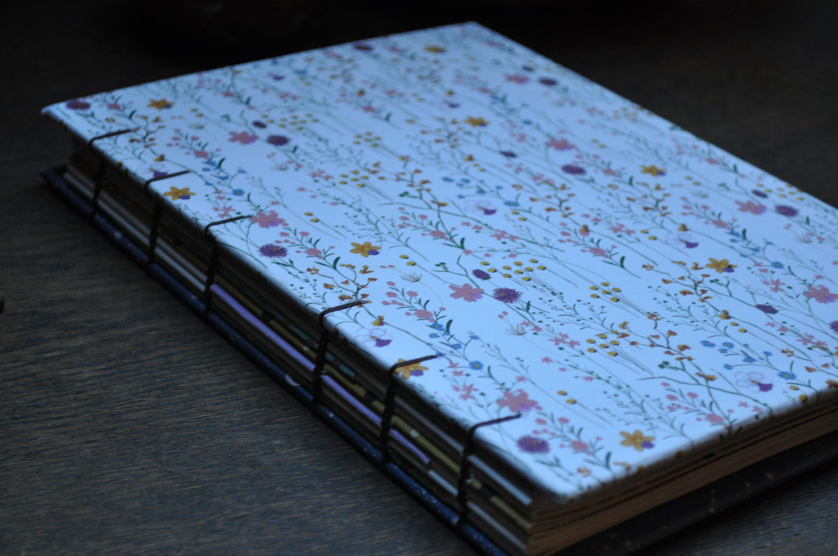 Carnet "Fleurs en folies"
