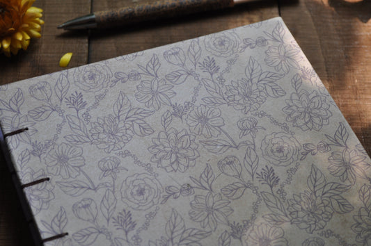 Carnet "dessin de fleurs"